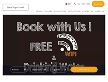 Tablet Screenshot of nasavegashotel.com